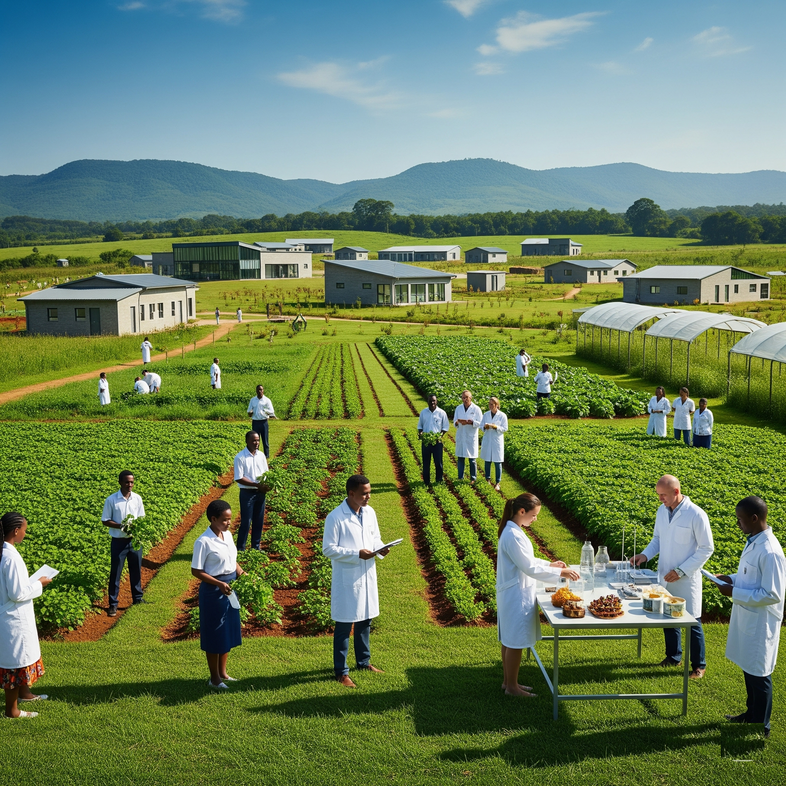 Crops at the farm